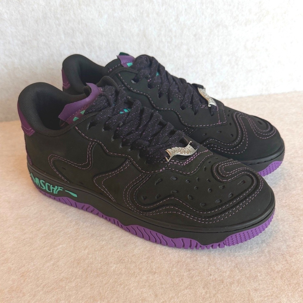 MSCHF Super Normal 2 Black Purple Kids Size 5 Sneakers NIB MSCHF005.1-MB